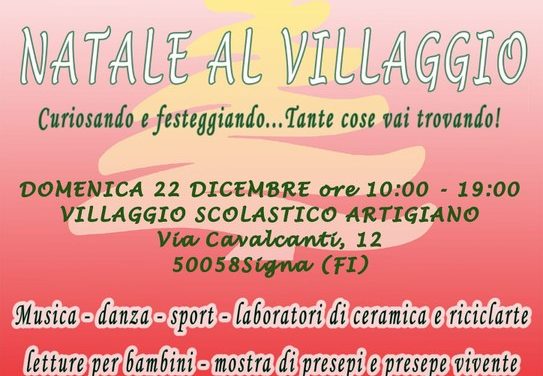 “Natale al Villaggio” domenica 22 dicembre!